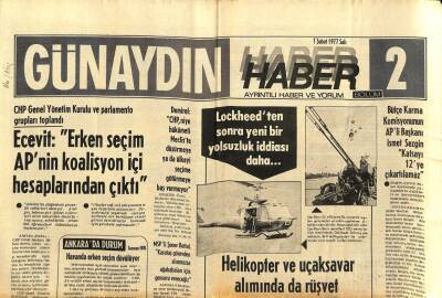 Günaydın Gazetesi Haber Eki 1 Şubat 1977 - Dökme Zeytinyağı İhracı Serbest Bırakıldı GZ87346 - 1