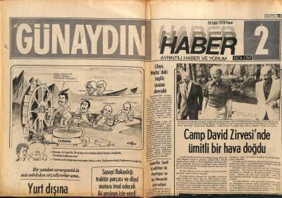 Günaydın Gazetesi Haber Eki 10 Eylül 1978 - Sovyetler NATO Manevralarını Büyük Bir İlgi İle İzliyor GZ83565 - 1