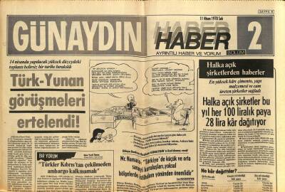 Günaydın Gazetesi Haber Eki 11 Nisan 1978 - Nötron Bombası , Amerika İle Sovyetler Arasında Pazarlık Konusu Oldu GZ87332 - 1