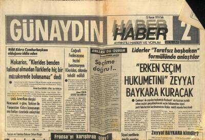 Günaydın Gazetesi Haber Eki 12 Kasım 1974 - Mirage Uçağını Kötüleyen Fransız Generalin , Amerikan Şirketlerinden Rüşvet Aldığı Öne Sürüldü GZ93405 - 1