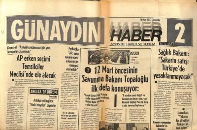 Günaydın Gazetesi Haber Eki 16 Mart 1977 - Çağlayangil Sovyetlerle 3 Yeni Anlaşma İmzaladı GZ69878 - 1