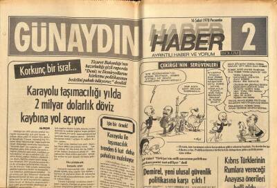 Günaydın Gazetesi Haber Eki 16 Şubat 1978 - Amerikada 10 Haftadır Süren Kömür Grev Sanayii de Tehdit Eder Hale Geldi GZ81276 - 1