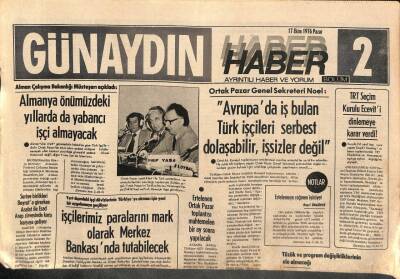 Günaydın Gazetesi Haber Eki 17 Ekim 1976 - Başkan Ford Domuz Gribi Aşısının Faydalı Olduğunu Göstermek İçin Televizyonda Aşı Oldu GZ96203 - 1