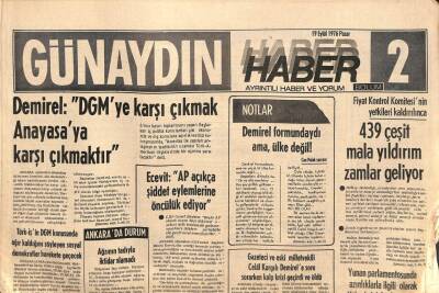 Günaydın Gazetesi Haber Eki 19 Eylül 1976 - Mirage Uçaklarının Sahibi Lübnanda Savaş Çıkarmak İçin 30 Milyon Lira Harcamış GZ96204 - 1