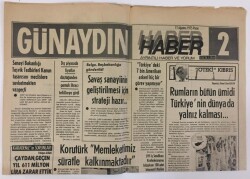 Günaydın Gazetesi Haber Eki 2 Eki 17 Ağustos 1975 - Rumların Bütün Ümidi Türkiyenin Dünyada Yalnız Kalması GZ13164 - 1