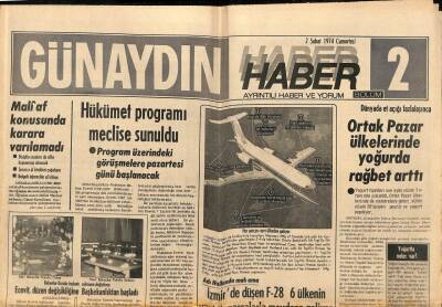 Günaydın Gazetesi Haber Eki 2 Şubat 1974 - Ortadoğuya Silah Akıtmak İçin Kaçakçılar Birbirleriyle Yarış Ediyor GZ90185 - 1