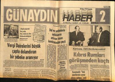 Günaydın Gazetesi Haber Eki 20 Nisan 1978 - Amerikan Senatosu Panama Kanalı Anlaşmasını Onayladı GZ87334 - 1
