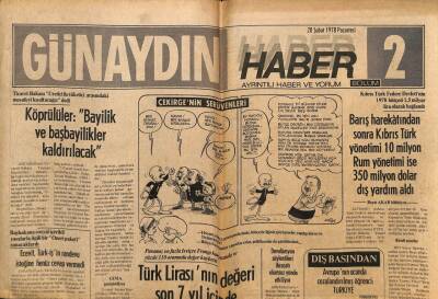Günaydın Gazetesi Haber Eki 20 Şubat 1978 - Yunanistan , Savunma Giderleri İçin 28 Milyar Lira Para Ayırdı GZ81256 - 1