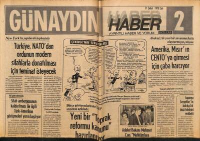 Günaydın Gazetesi Haber Eki 21 Şubat 1978 - Çatışmalar Lübnanı Yine Kana Buladı GZ81257 - 1