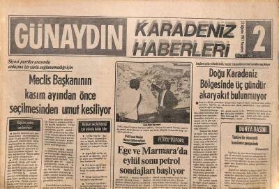 Günaydın Gazetesi Haber Eki 22 Ağustos 1977 - Ege Ve Marmarada Eylül Sonu Petrol Sondajları Başlıyor GZ96197 - 1