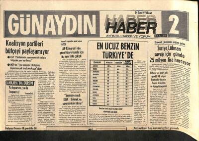 Günaydın Gazetesi Haber Eki 24 Ekim 1976 - Sovyetler , Stalin Gibi Maonun da Hatalarının Ortaya Çıkarılmasını İstiyor GZ96903 - 1