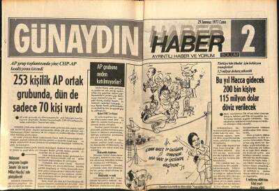Günaydın Gazetesi Haber Eki 29 Temmuz 1977 - Kaddafi Gazete İlanıyla Gönüllü Asker Arıyor GZ90203 - 1