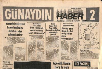 Günaydın Gazetesi Haber Eki 8 Ağustos 1976 - Dünyanın En Zengin Adamının Serveti 51 Milyar Lirayı Buluyor GZ96205 - 1