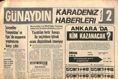Günaydın Gazetesi Haber Eki 8 Mayıs 1977 - Samsun Halkevince Köylere Ücretsiz Doktor Sağlanacak GZ96184 - 1