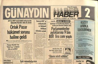 Günaydın Gazetesi Haber Eki 8 Ocak 1977 - Fiatın Patronu Agnelli 1977 , İtalya İçin Bir Felaket Yılı Olacak GZ96906 - 1