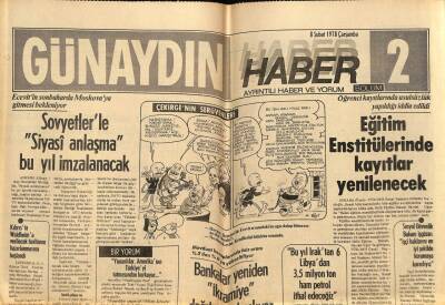 Günaydın Gazetesi Haber Eki 8 Şubat 1978 - Polonyada İran Şahından , İdi Aminden Hipilik Ve Alkolizmden Söz Etmek Yasak ! GZ81247 - 1