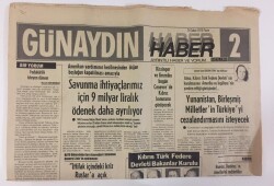 Günaydın Gazetesi Haber İle Eki 16 Şubat 1975 - Kıbrıs Türk Federe Devleti Bakanlar Kurulu GZ13207 - 1