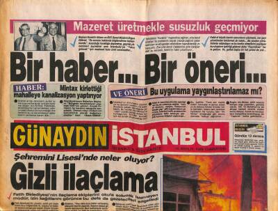 Günaydın Gazetesi İstanbul Eki 16 Aralık 1989 - Sözen , İnsan Haklarına Saygıya Davet Edildi GZ90664 - 1