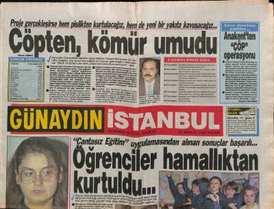 Günaydın Gazetesi İstanbul Eki 24 Aralık 1989 - Başkanlarımız Yurtdışında da Görev Yaptılar... GZ90663 - 1