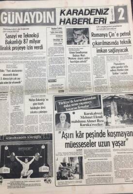 Günaydın Gazetesi Karadeniz Haberleri Eki 20 Ağustos 1978 Romanya Çine Petrol Çıkarılmasına Teknik İmkan Sağlayacak GZ30728 - 1