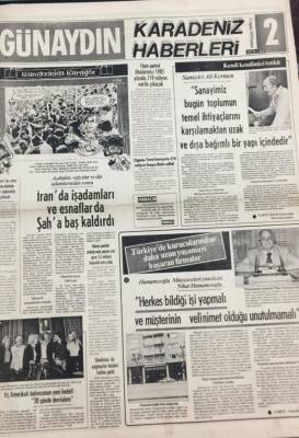 Günaydın Gazetesi Karadeniz Haberleri Eki 21 Ağustos 1978 Ham Petrol İthalatımız 1985 Yılında 219 Milyon Varile Çıkacak GZ30729 - 1