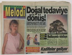 Günaydın Gazetesi Melodi Eki 13 Eylül 1990 - Kadife Kumaş Bu Yılın Modası GZ13140 - 1