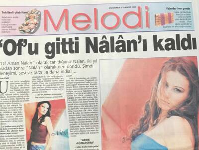 Günaydın Gazetesi Melodi Eki 5 Temmuz 2000-Ofu Gitti Nalan ı Kaldı GZ36639 - 1