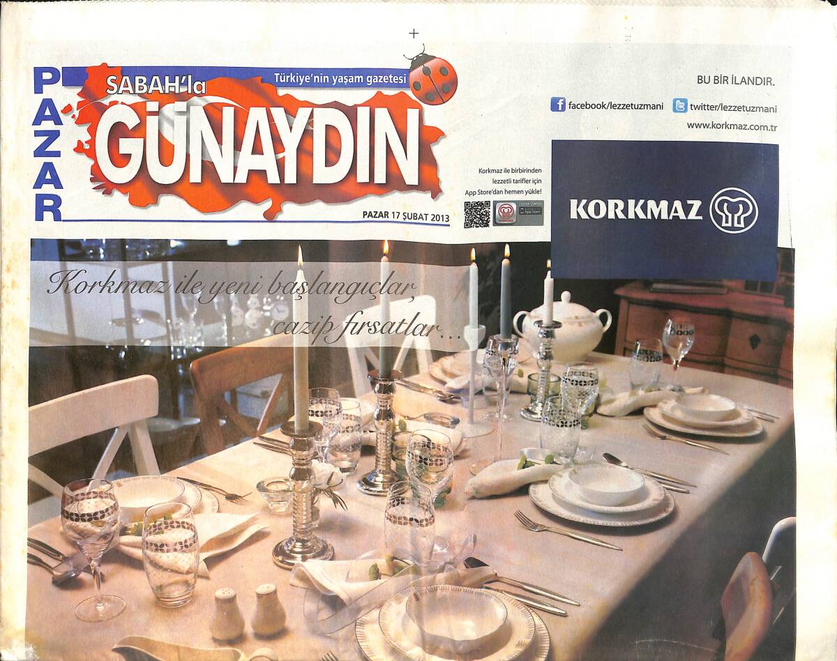 Günaydın Gazetesi Pazar Eki 17 Şubat 2013 - Engin Altan Düzyatan 