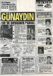 Günaydın Gazetesi Promasyon Poşeti (Naylon Gazete) 1980 - ABDde Sivrisinek Paniği !GZ45828 - 2