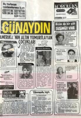 Günaydın Gazetesi Promasyon Poşeti (Naylon Gazete) 1980-Amerikanın Altın Yumurtlayan Çocukları GZ45815 - 1