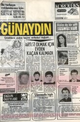Günaydın Gazetesi Promasyon Poşeti (Naylon Gazete) 1980- Artist Olmak İçin Evden Kaçan Kalmadı GZ45804 - 2