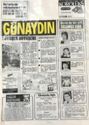 Günaydın Gazetesi Promasyon Poşeti (Naylon Gazete) 1980 - Dövüşen Dövüşene GZ45831 - 1