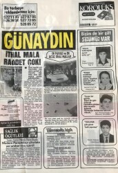 Günaydın Gazetesi Promasyon Poşeti (Naylon Gazete) 1980- İthal Mala Rağbet Çok ! GZ45802 - 2