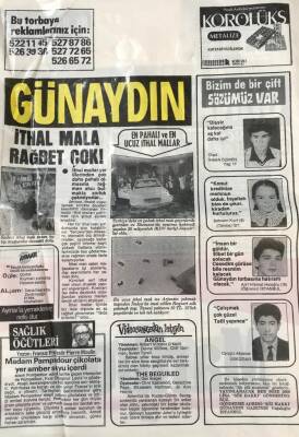 Günaydın Gazetesi Promasyon Poşeti (Naylon Gazete) 1980- İthal Mala Rağbet Çok ! GZ45802 - 2
