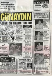 Günaydın Gazetesi Promasyon Poşeti (Naylon Gazete) 1980-Kahveler Tıklım Tıklım! GZ45818 - 1