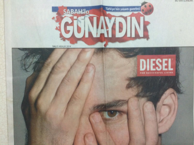 Günaydın Gazetesi Sabah Gazetesi Eki 9 Aralık 2014 - Ece Erken Düğününde Bebeğinin Tekmelerini Dinledi GZ27850 - 1