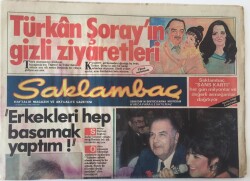 Günaydın Gazetesi Saklambaç 2 Eki 3 Ağustos 1986 - Türkan Şorayın Gizli Ziyaretleri - GZ16325 - 1