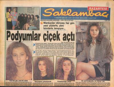 Günaydın Gazetesi Saklambaç Eki 1 Ekim 1990 - Emrahtan Batıbesk - Yunus Bülbülün Avrupa Çıkarması GZ127726 - 1