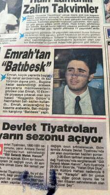 Günaydın Gazetesi Saklambaç Eki 1 Ekim 1990 - Emrahtan Batıbesk - Yunus Bülbülün Avrupa Çıkarması GZ127726 - 2