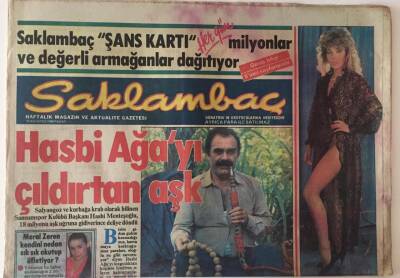 Günaydın Gazetesi Saklambaç Eki 10 Ağustos 1986 - Ahu Tuğba Mallarını Açıkladı GZ22807 - 1