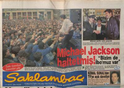 Günaydın Gazetesi Saklambaç Eki 10 Nisan 1988 - Rutkay Aziz Türkan Şorayın Sakallı Lafını Sevmiyorum Diyor GZ63376 - 2