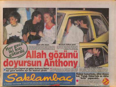 Günaydın Gazetesi Saklambaç Eki 10 Temmuz 1988 - İki Güzel Yanyana * Zeki Müren-Meltem Hakarar GZ127149 - 1