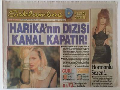 Günaydın Gazetesi Saklambaç Eki 11 Mart 1997 - Harika Avcının Dizisi Kanal Kapattı GZ22810 - 1