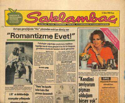 Günaydın Gazetesi Saklambaç Eki 12 Ekim 1980 - Güzin Abla Filiz Akınla Dertleşti GZ114547 - 1