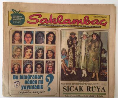 Günaydın Gazetesi Saklambaç Eki 12 Ekim 1981 - Soğuk Günler İçin Sıcak Rüya Kürk GZ18113 - 1