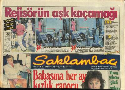 Günaydın Gazetesi Saklambaç Eki 12 Ekim 1986 - Şener Şen Kendisine Kadınsız Kalma Cezası Verdi GZ114672 - 1