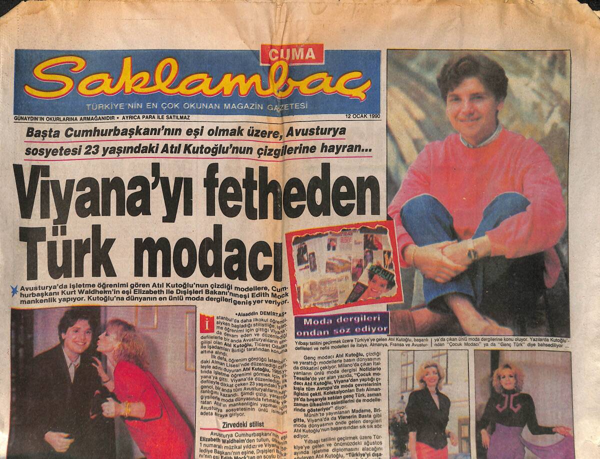 Günaydın Gazetesi Saklambaç Eki 12 Ocak 1990 - Ahu Tuğba 24 Ayar GZ152912 - 1