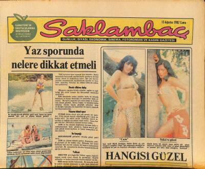 Günaydın Gazetesi Saklambaç Eki 13 Ağustos 1982 - Charles Bronson 18 Otomobil Ve 36 Motosikletini Barındırmak İçin Koca Bir Çiftlik Satın Aldı GZ127410 - 1