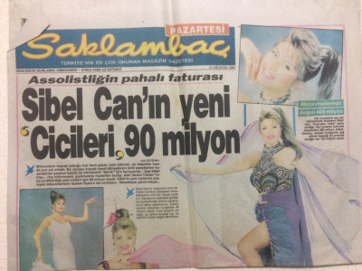 Günaydın Gazetesi Saklambaç Eki 13 Ağustos 1990 - Sibel Canın Yeni Cicileri 90 Milyon GZ27309 - 1