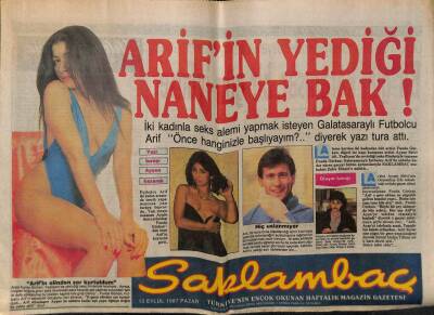 Günaydın Gazetesi Saklambaç Eki 13 Eylül 1987 - Banu Alkanın Adı Uğursuza Çıktı GZ63429 - 1